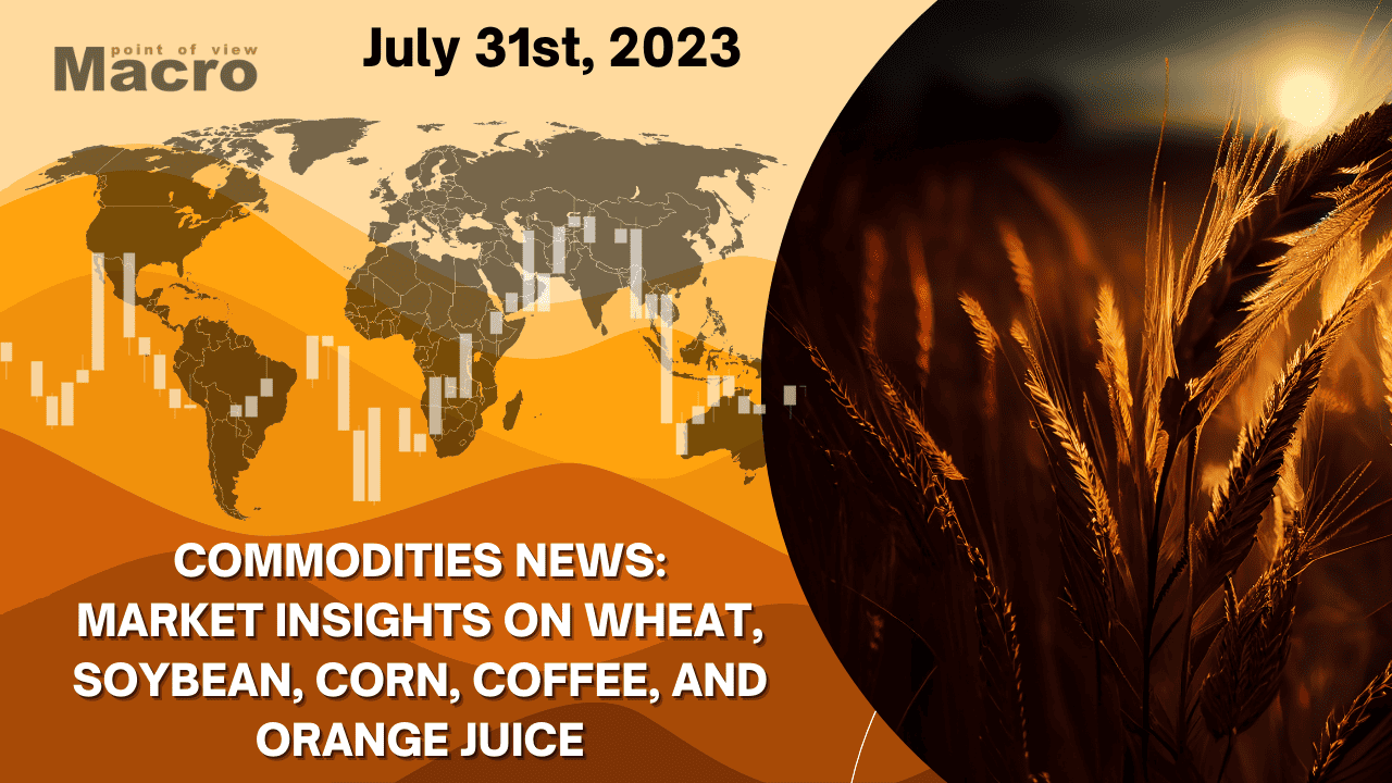 Commodities News: Market Insights on Wheat, Soybean, Corn, Coffee, and Orange Juice - 31st July 2023